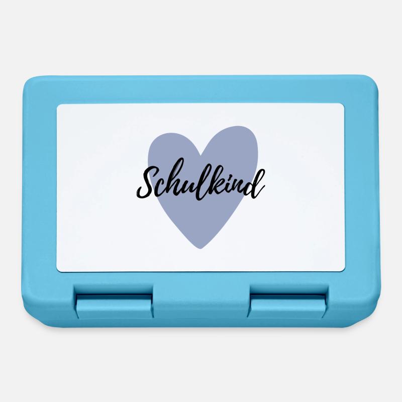 Schulkind - Brotdose - Saphirblau