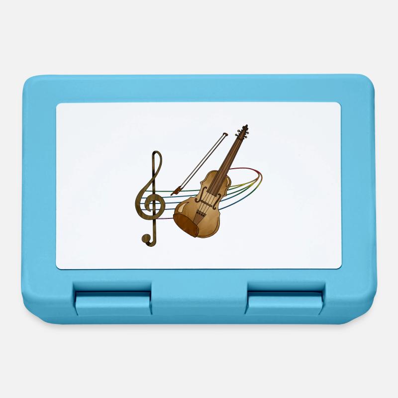 Violon - Boîte à goûter - bleu saphir