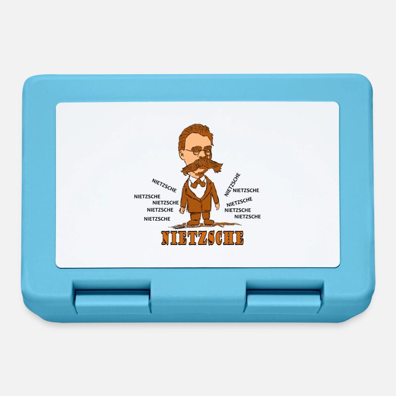 Nietzsche - Boîte à goûter - bleu saphir