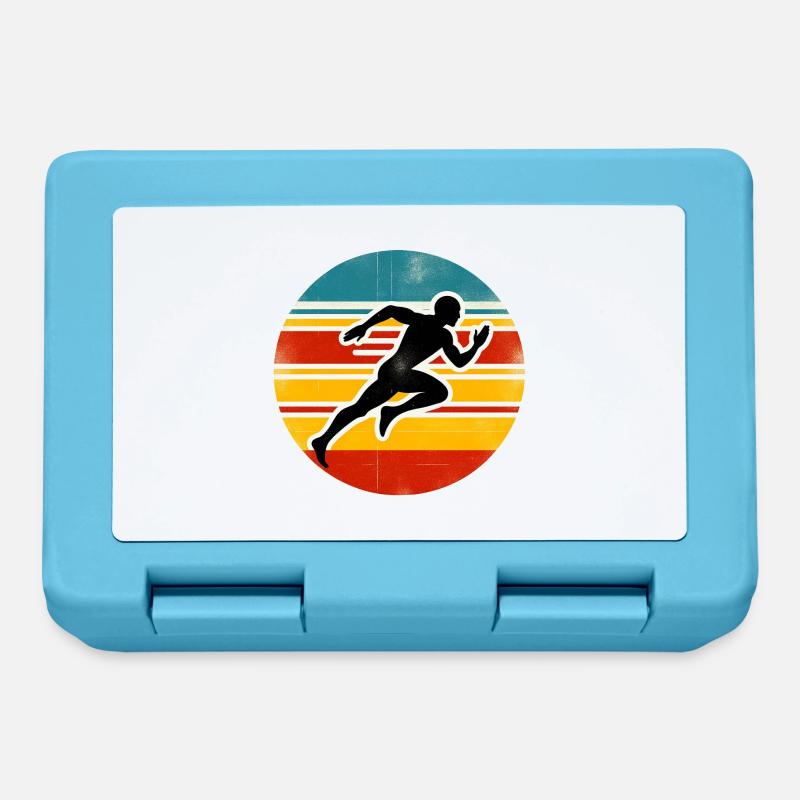 Sprinter - Athlétisme - Boîte à goûter - bleu saphir