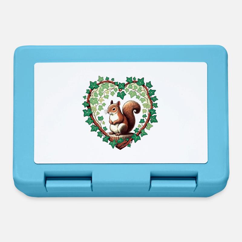 Squirrel - Lunchbox - sapphire blue