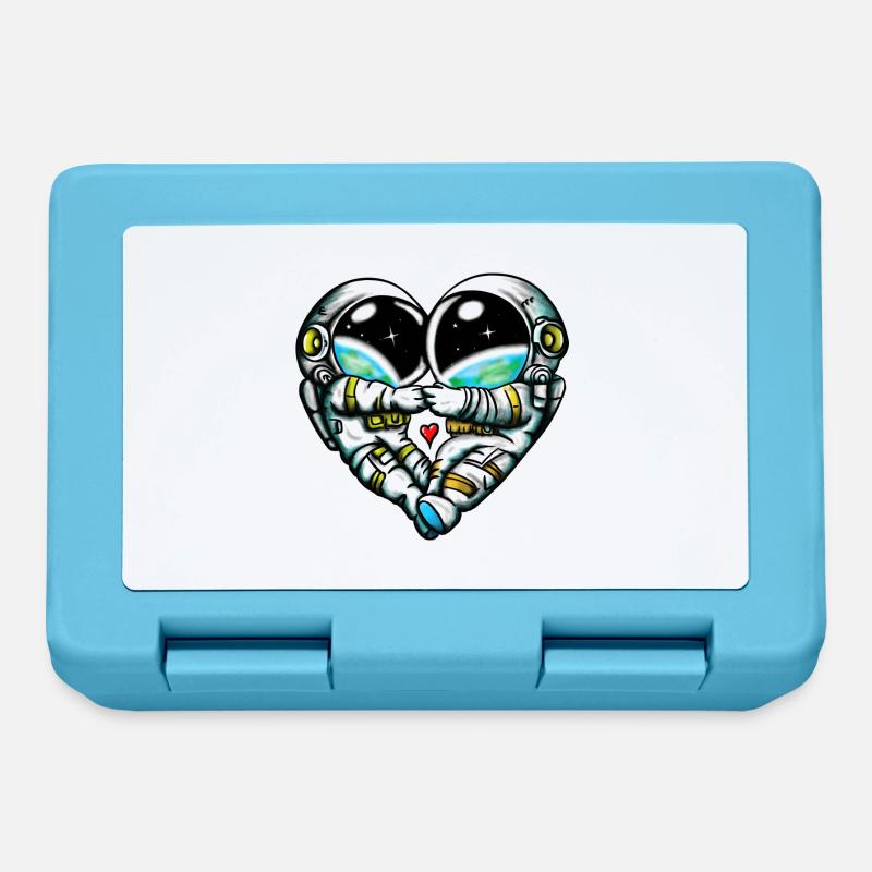 Amour de l’espace - Boîte à goûter - bleu saphir