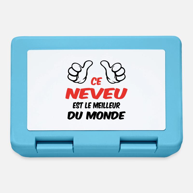 MEILLEUR NEVEU - Boîte à goûter - bleu saphir