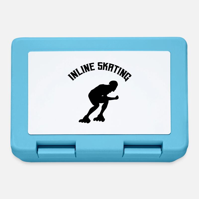 inline skating - Brotdose - Saphirblau