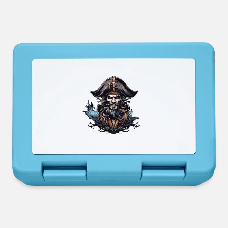 Pirate Capitaine Capitaine - Boîte à goûter - bleu saphir