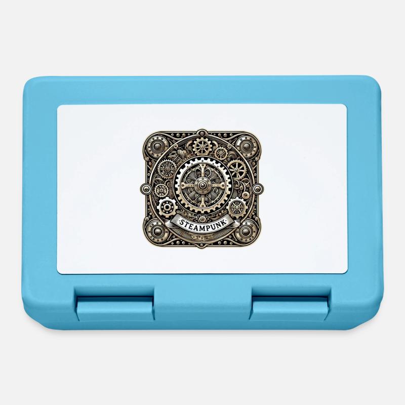 Steampunk Logo - Lunchbox - sapphire blue