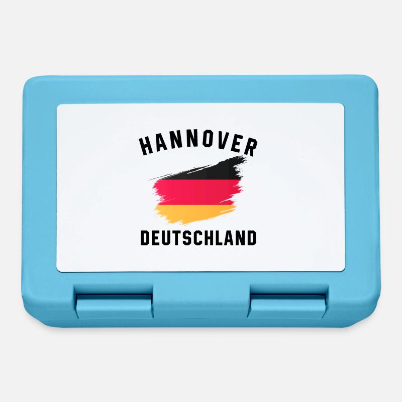 Germany Flag - Creative Brush Stroke Design - Lunchbox - sapphire blue