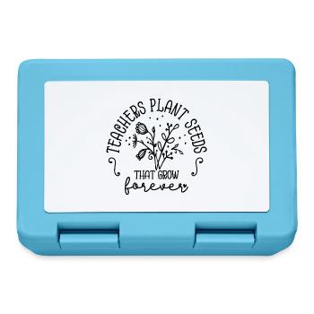 Les enseignants plantent des graines qui poussent pour toujours Inspiration - Boîte à goûter - bleu saphir - Devant