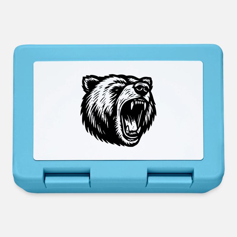 Grizzly - Boîte à goûter - bleu saphir
