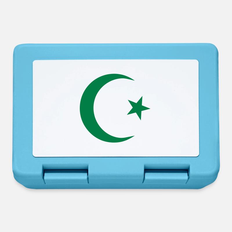 Star and Crescent - Lunchbox - sapphire blue