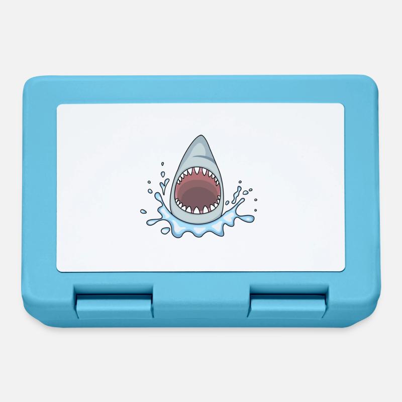 SHARK FISH TEETH - Lunchbox - sapphire blue