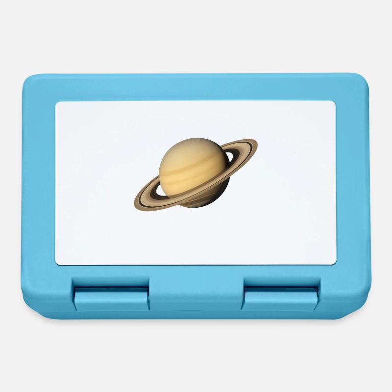 Saturne - Planète Saturne - Boîte à goûter - bleu saphir