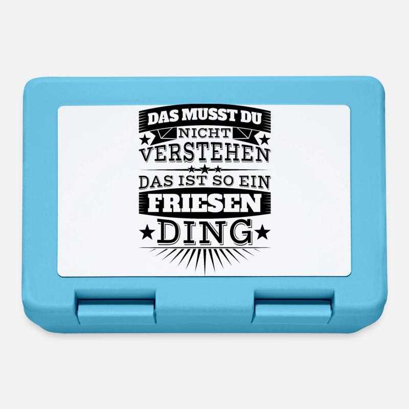 Friesen-Ding - Brotdose - Saphirblau
