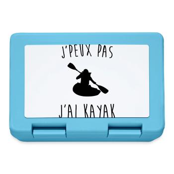 j'peux pas j'ai kayak - Boîte à goûter - bleu saphir - Devant