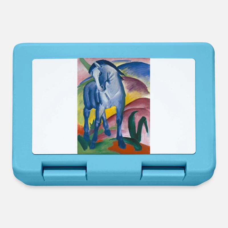 Franz Marc: Blaues Pferd I - Brotdose - Saphirblau