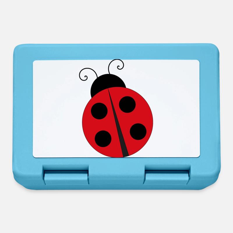 Marienkäfer Ladybug - Brotdose - Saphirblau