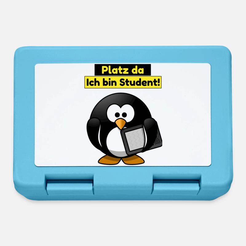 Platz da ich bin Student - Brotdose - Saphirblau