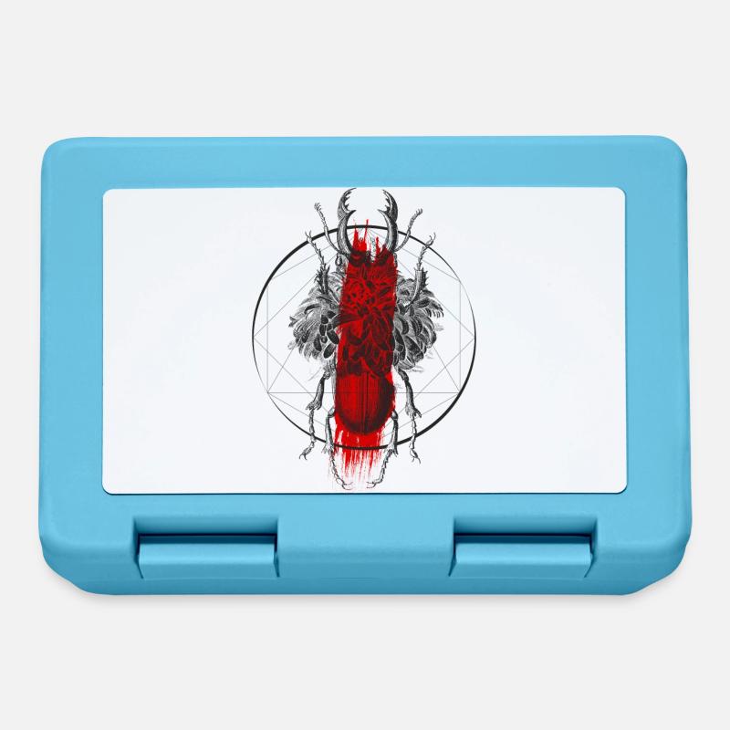 Scarab - Boîte à goûter - bleu saphir