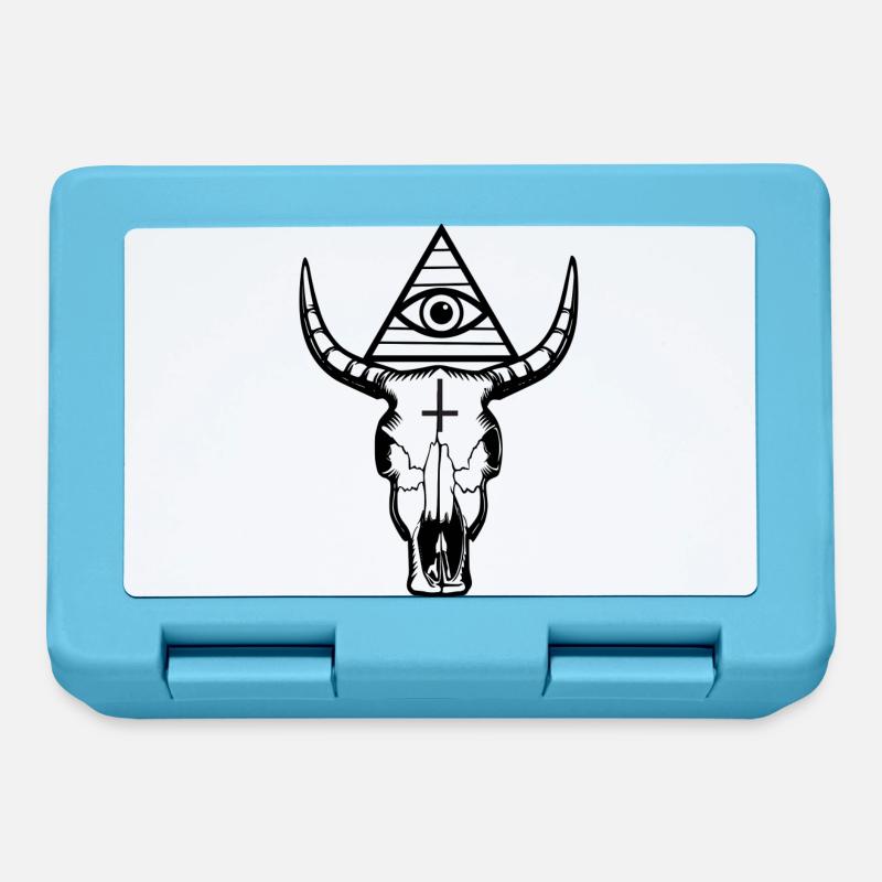 Ram skull - Lunchbox - sapphire blue