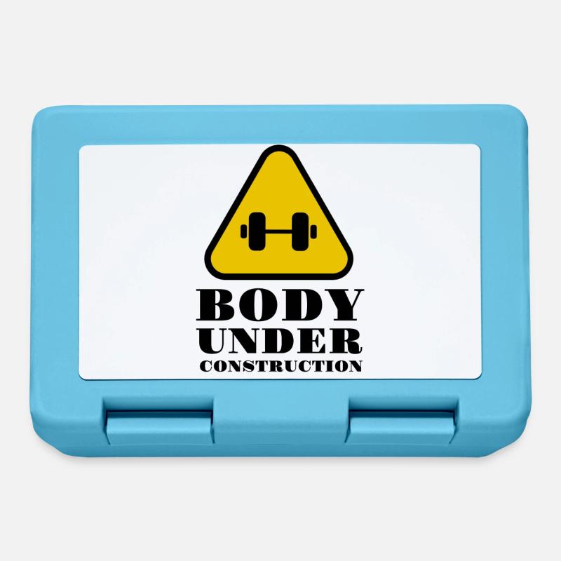Body Under Construction - Brotdose - Saphirblau