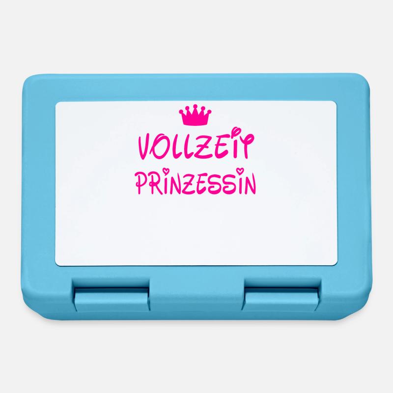 Vollzeit Prinzessin - Brotdose - Saphirblau