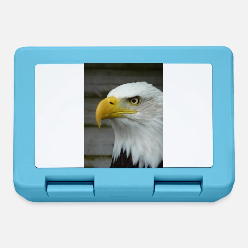 American Bald Eagle - Lunchbox - sapphire blue