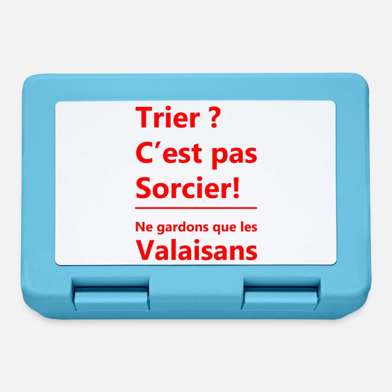 Sorting is not rocket science! Let's keep only the Valai - Lunchbox - sapphire blue