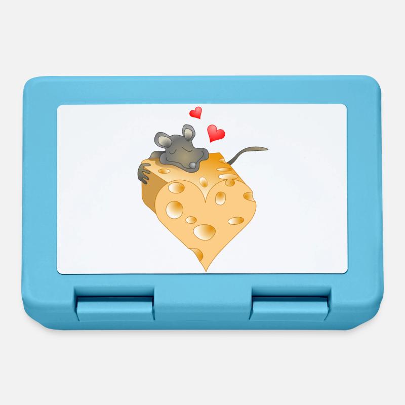Cheesy Valentine - Boîte à goûter - bleu saphir