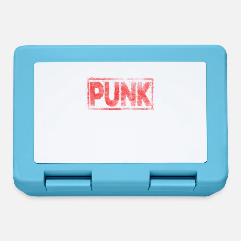 punk - Boîte à goûter - bleu saphir
