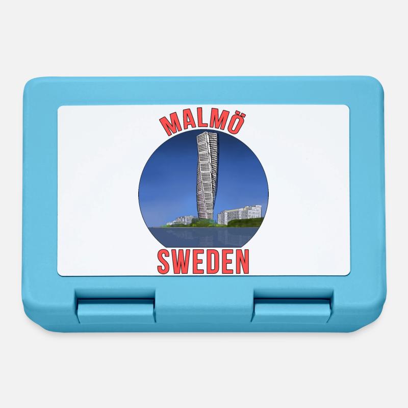 Malmö Suède - Boîte à goûter - bleu saphir