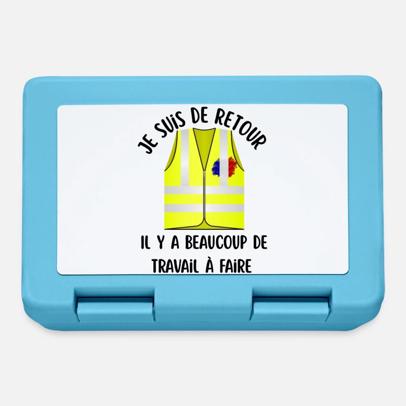 Manifestation  - Boîte à goûter - bleu saphir