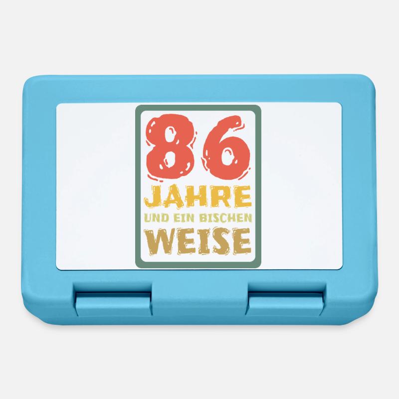 Alter 86 - Brotdose - Saphirblau