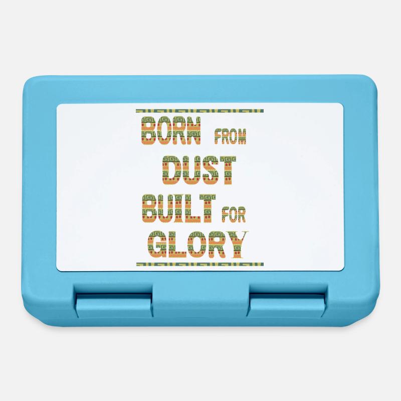 Born From Dust Built For Glory - Boîte à goûter - bleu saphir