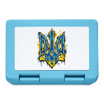 Ukraine - Coat of Arms - Wappen - Kiew - Brotdose - Saphirblau - Vorne