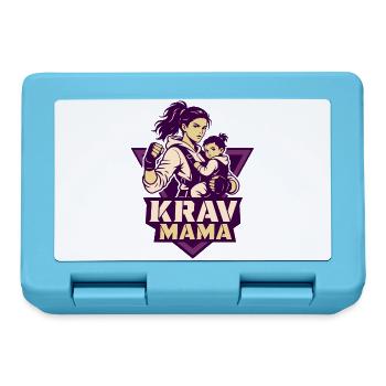 Krav Mama Kriegermama - Brotdose - Saphirblau - Vorne