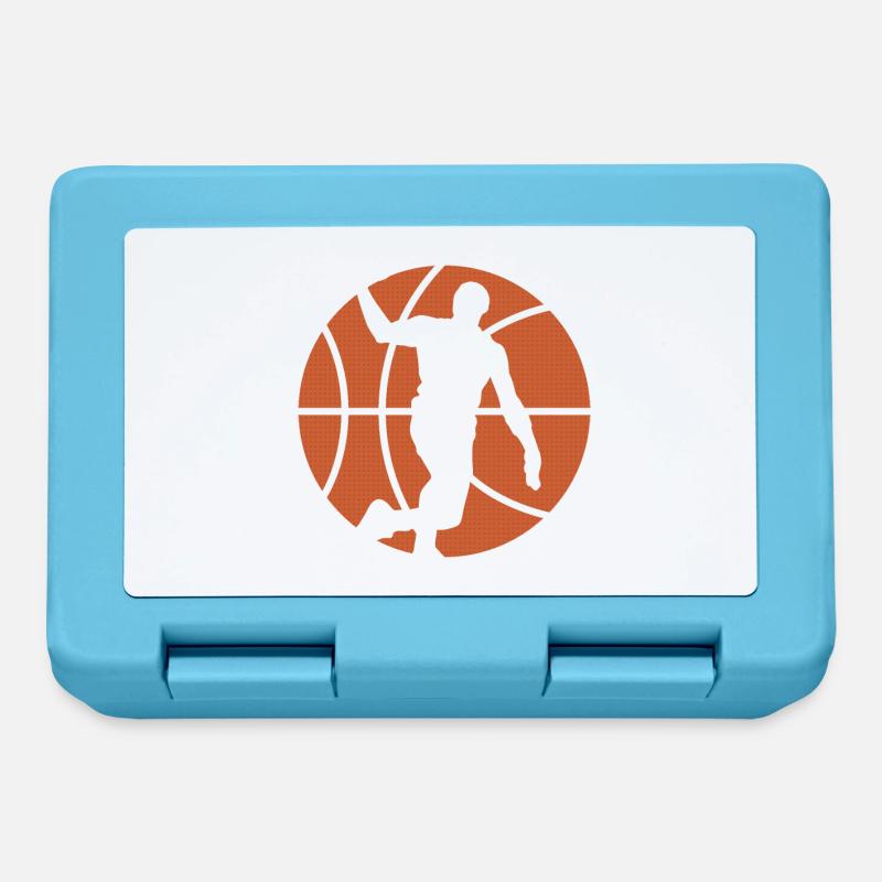 Basketball Graphique De Basket Ball Evolution - Boîte à goûter - bleu saphir