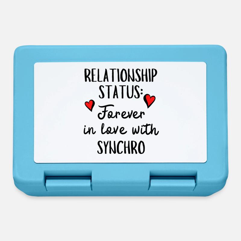 Statut relationnel : Amoureuse pour toujours de la synchro. - Boîte à goûter - bleu saphir