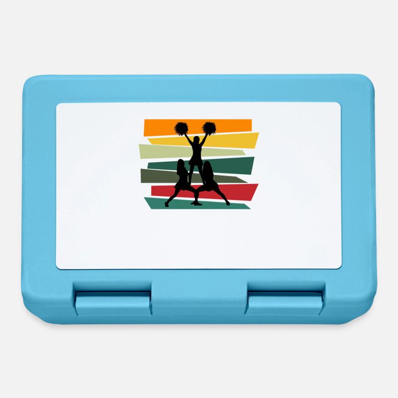 Cheerleading Cheerleader Geschenk - Brotdose - Saphirblau