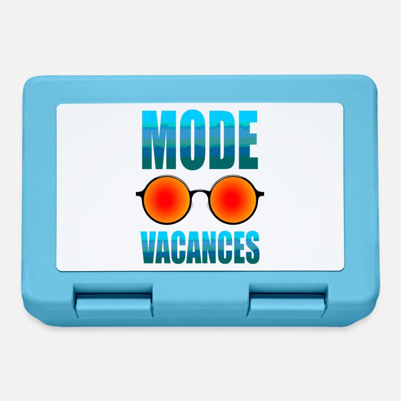 Mode Vacances - Boîte à goûter - bleu saphir