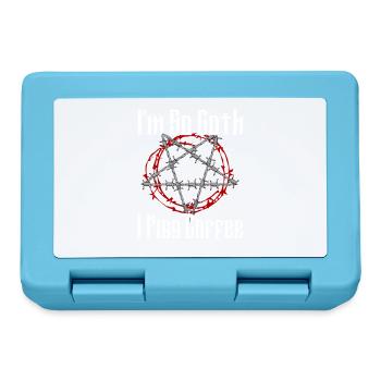 Satan Beelzebub Teufel Gothic Pentagram Mystisch - Brotdose - Saphirblau - Vorne