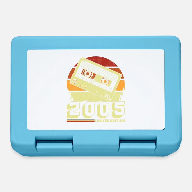 Original 2005 20e Anniversaire Cadeau Vintage - Boîte à goûter - bleu saphir