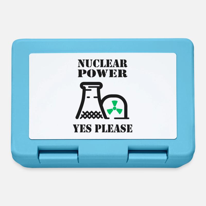 Atomkraft, Ja bitte, Kernenergie - Brotdose - Saphirblau