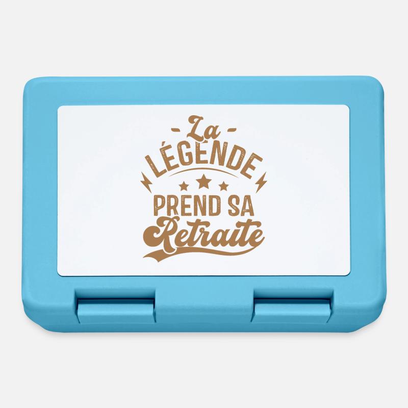 La Légende Prend Sa Retraite - Boîte à goûter - bleu saphir