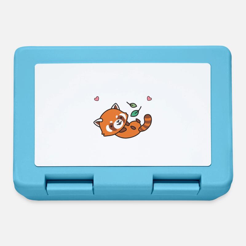 Red Panda - Lunchbox - sapphire blue