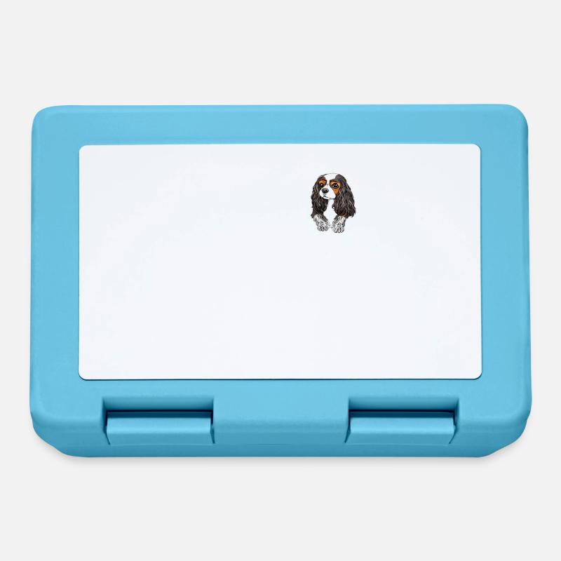 Cavalier King Charles Spaniel - Boîte à goûter - bleu saphir