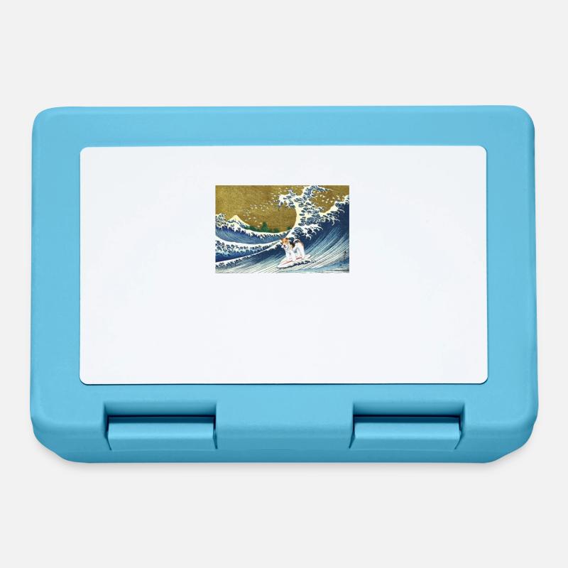 Wire Fox Terrier - Lunchbox - sapphire blue