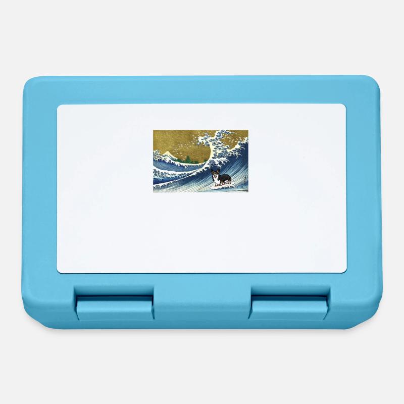 Corgi - Boîte à goûter - bleu saphir