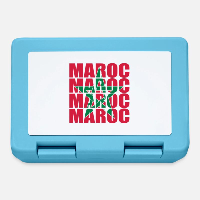 MAROKKO - Brotdose - Saphirblau