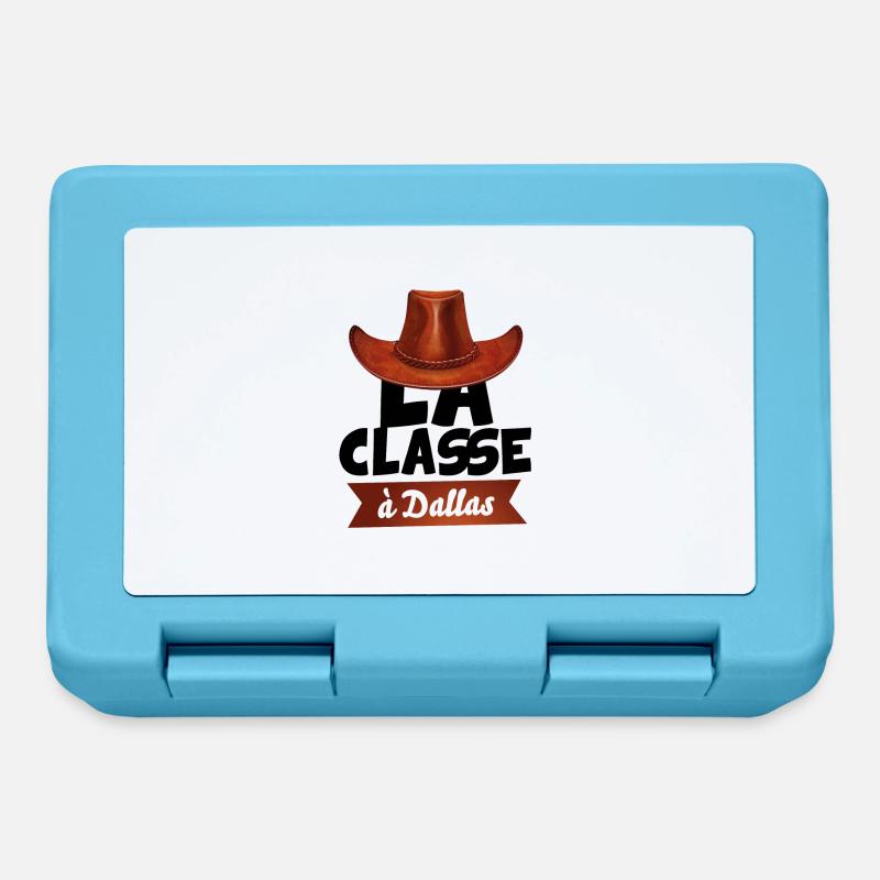La classe à Dallas - Boîte à goûter - bleu saphir