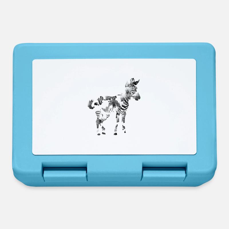 Zebra - Boîte à goûter - bleu saphir